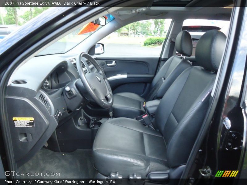 Black Cherry / Black 2007 Kia Sportage EX V6 4WD