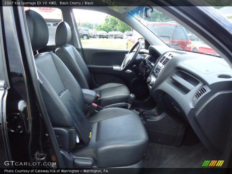Black Cherry / Black 2007 Kia Sportage EX V6 4WD