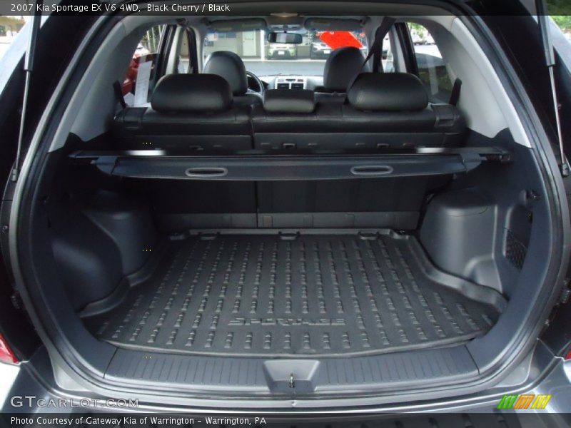 Black Cherry / Black 2007 Kia Sportage EX V6 4WD