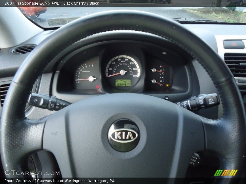 Black Cherry / Black 2007 Kia Sportage EX V6 4WD