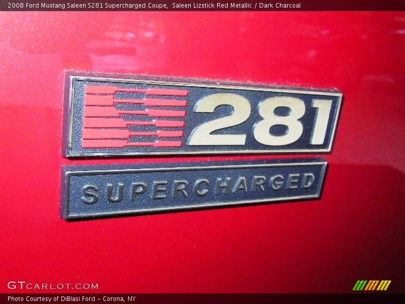 Saleen Lizstick Red Metallic / Dark Charcoal 2008 Ford Mustang Saleen S281 Supercharged Coupe
