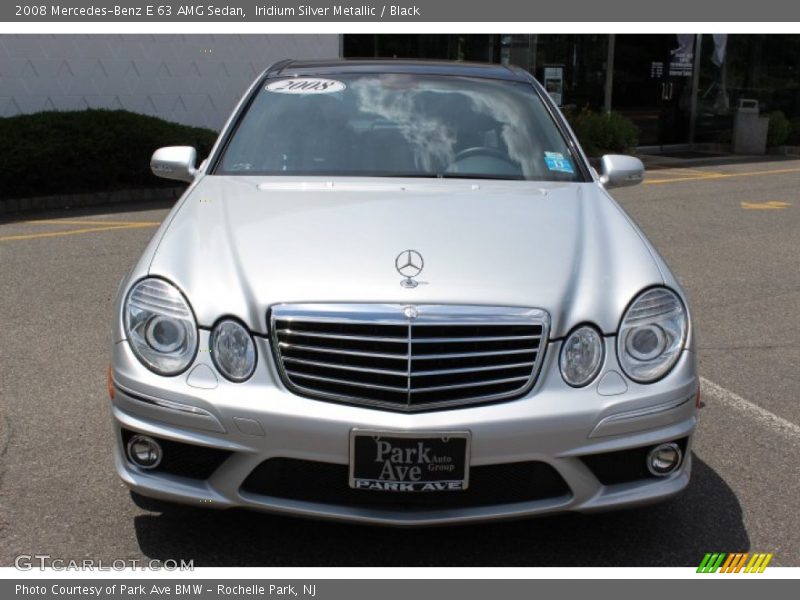 Iridium Silver Metallic / Black 2008 Mercedes-Benz E 63 AMG Sedan