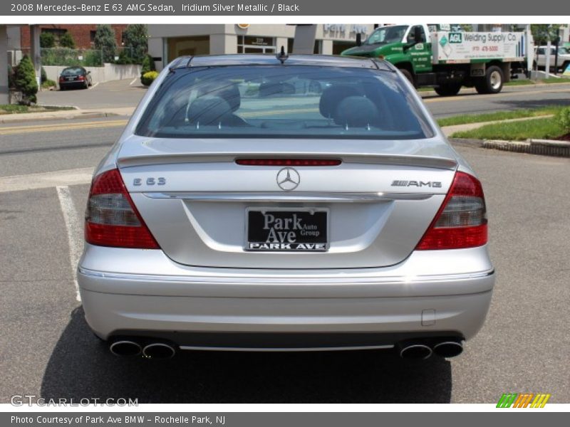 Iridium Silver Metallic / Black 2008 Mercedes-Benz E 63 AMG Sedan