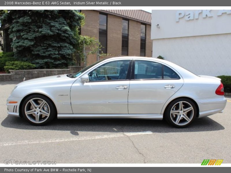 Iridium Silver Metallic / Black 2008 Mercedes-Benz E 63 AMG Sedan
