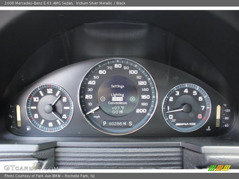  2008 E 63 AMG Sedan 63 AMG Sedan Gauges
