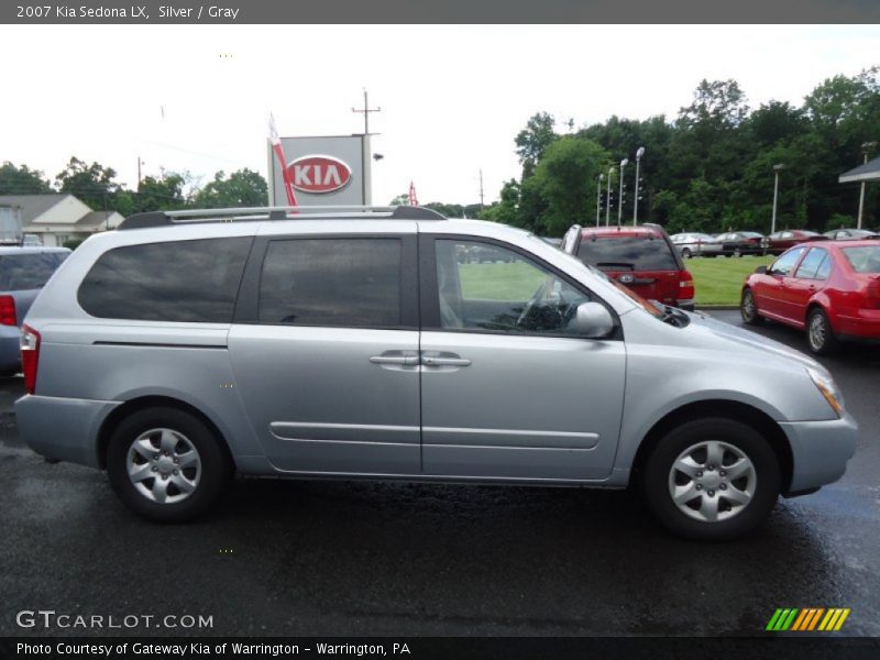 Silver / Gray 2007 Kia Sedona LX