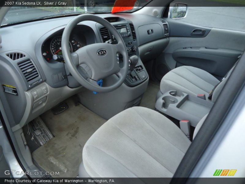 Silver / Gray 2007 Kia Sedona LX