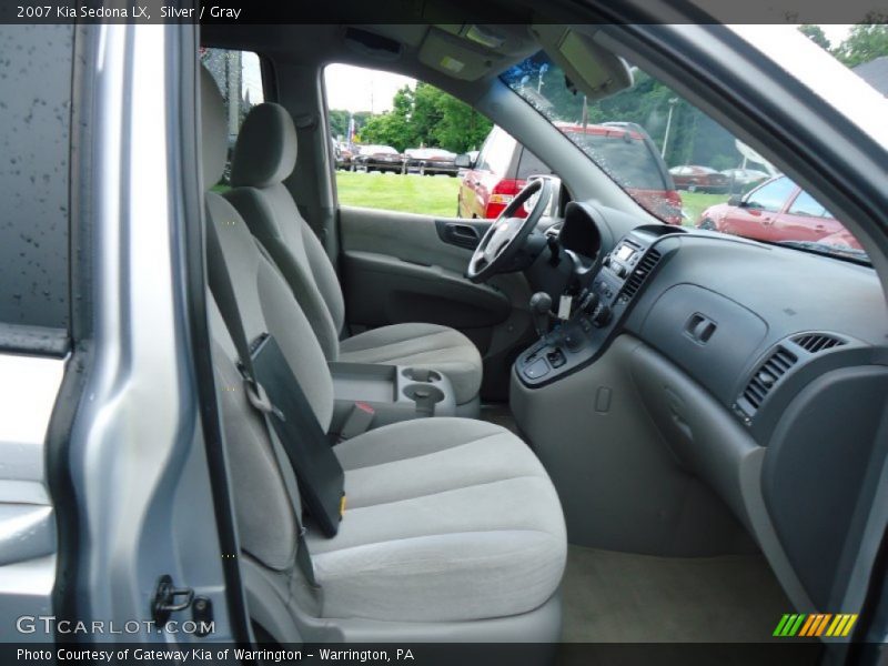 Silver / Gray 2007 Kia Sedona LX