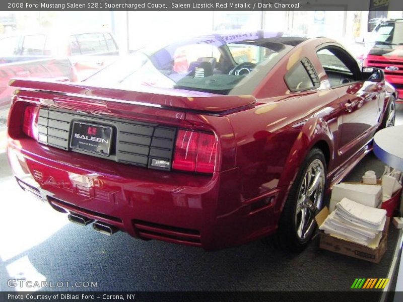 Saleen Lizstick Red Metallic / Dark Charcoal 2008 Ford Mustang Saleen S281 Supercharged Coupe