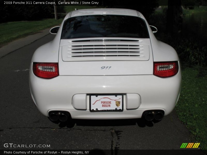 Carrara White / Stone Grey 2009 Porsche 911 Carrera Coupe