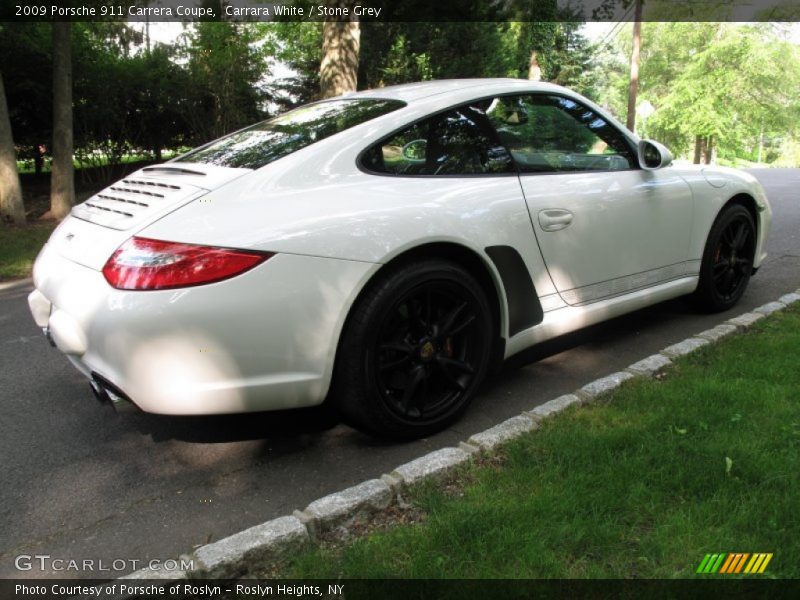 Carrara White / Stone Grey 2009 Porsche 911 Carrera Coupe