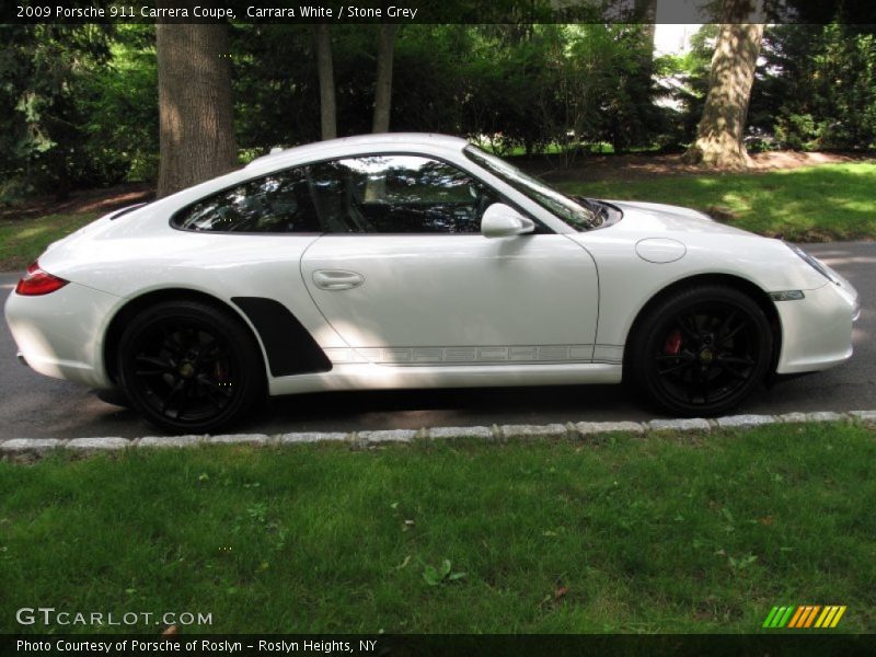 Carrara White / Stone Grey 2009 Porsche 911 Carrera Coupe