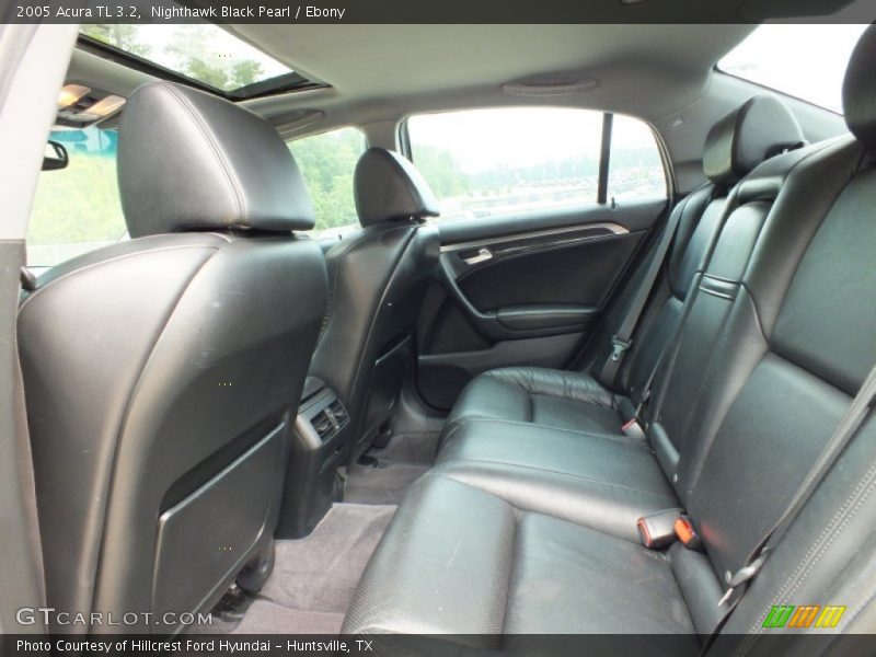 Rear Seat of 2005 TL 3.2