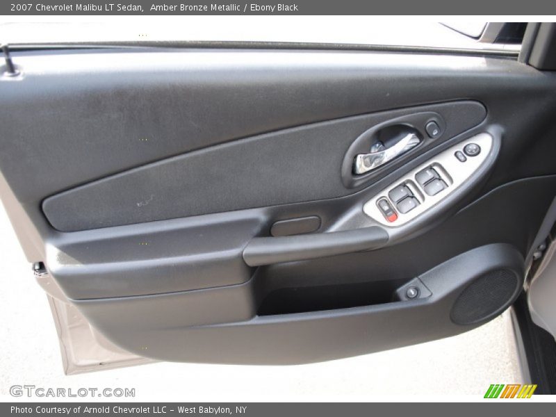 Amber Bronze Metallic / Ebony Black 2007 Chevrolet Malibu LT Sedan