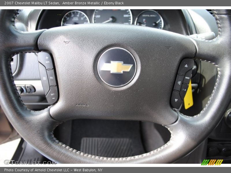 Amber Bronze Metallic / Ebony Black 2007 Chevrolet Malibu LT Sedan