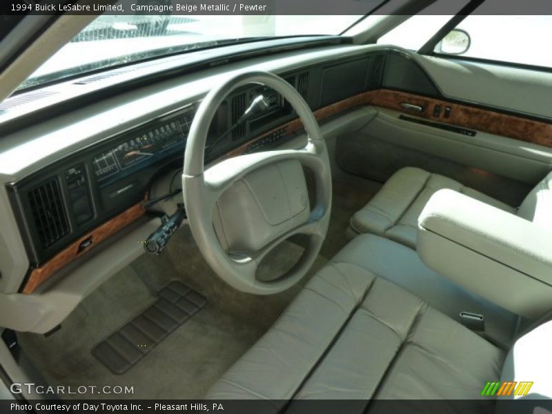 Pewter Interior - 1994 LeSabre Limited 