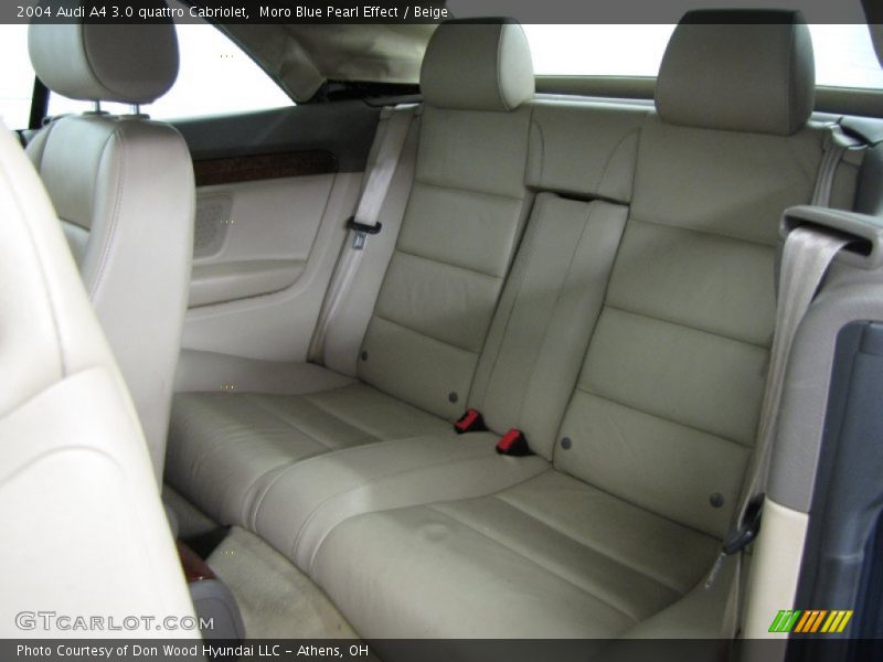 Moro Blue Pearl Effect / Beige 2004 Audi A4 3.0 quattro Cabriolet