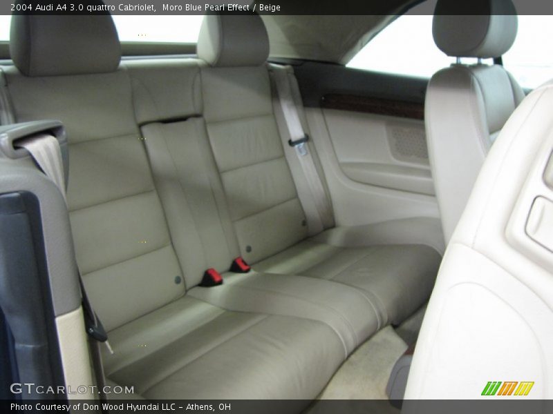 Moro Blue Pearl Effect / Beige 2004 Audi A4 3.0 quattro Cabriolet