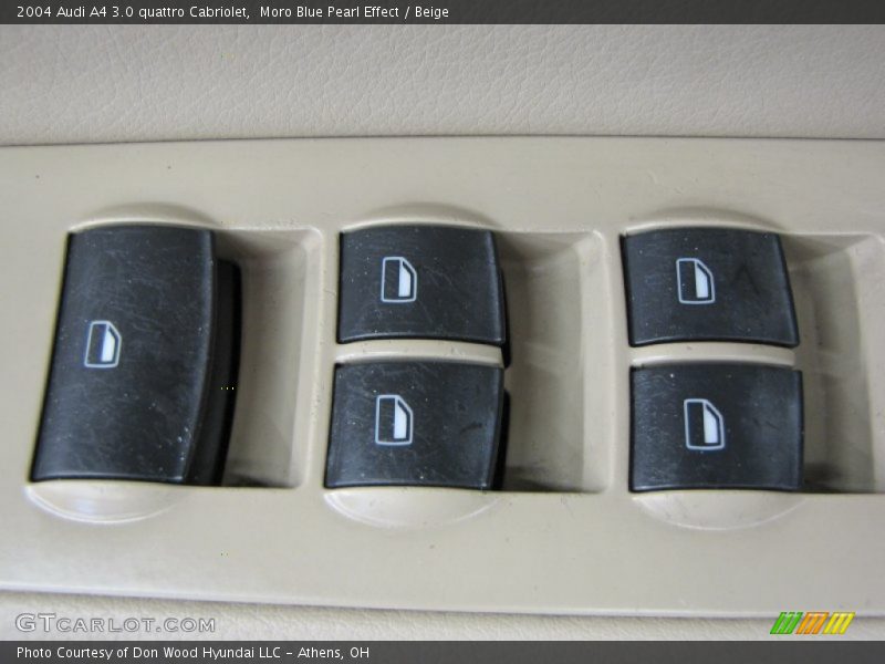 Moro Blue Pearl Effect / Beige 2004 Audi A4 3.0 quattro Cabriolet