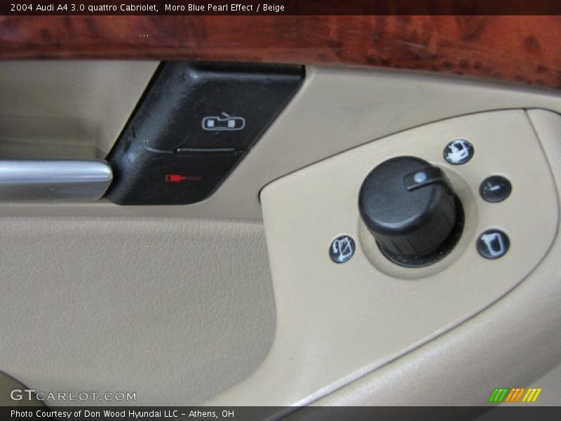 Moro Blue Pearl Effect / Beige 2004 Audi A4 3.0 quattro Cabriolet