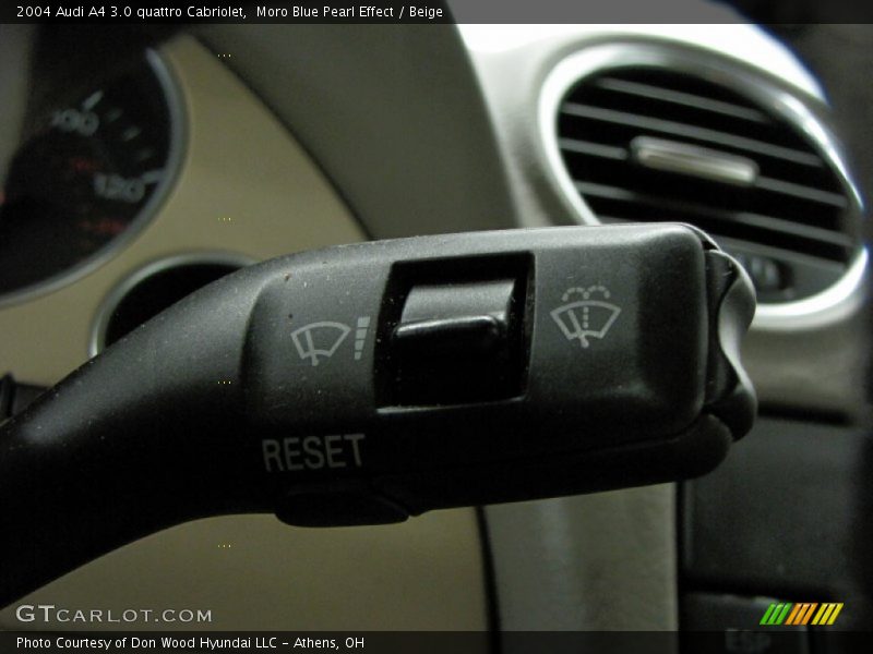 Moro Blue Pearl Effect / Beige 2004 Audi A4 3.0 quattro Cabriolet