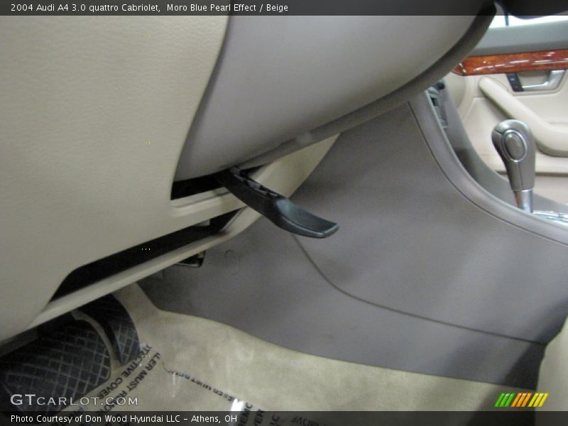Moro Blue Pearl Effect / Beige 2004 Audi A4 3.0 quattro Cabriolet