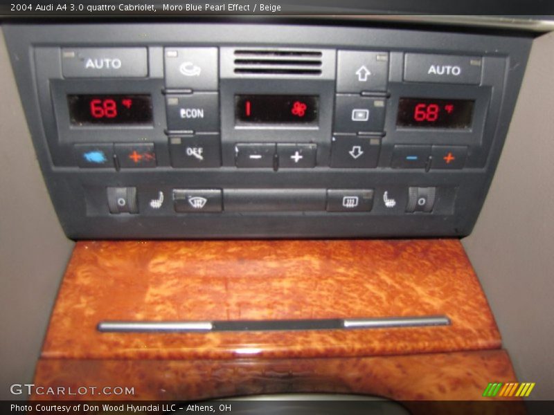 Moro Blue Pearl Effect / Beige 2004 Audi A4 3.0 quattro Cabriolet