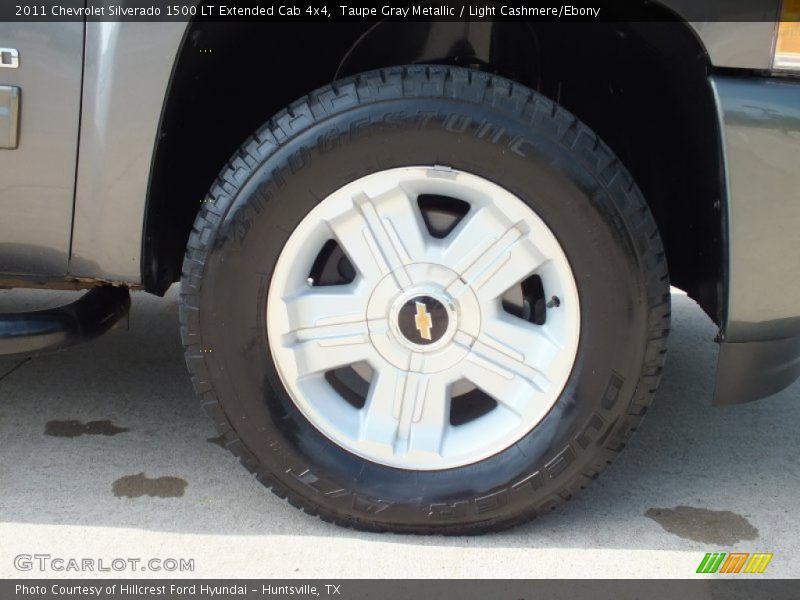 Taupe Gray Metallic / Light Cashmere/Ebony 2011 Chevrolet Silverado 1500 LT Extended Cab 4x4