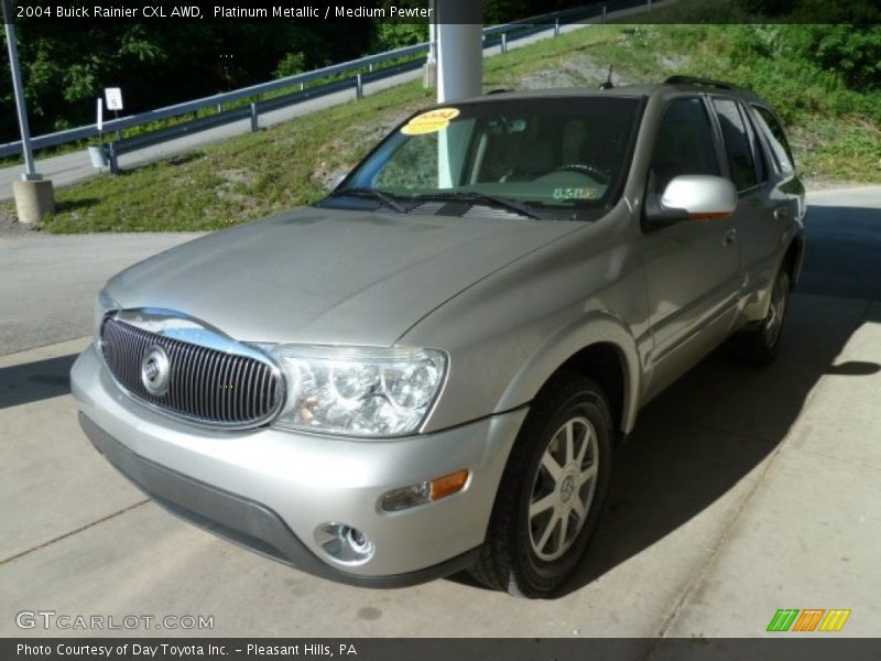 Platinum Metallic / Medium Pewter 2004 Buick Rainier CXL AWD