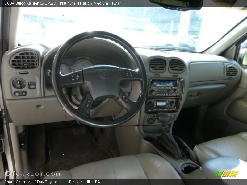 Platinum Metallic / Medium Pewter 2004 Buick Rainier CXL AWD