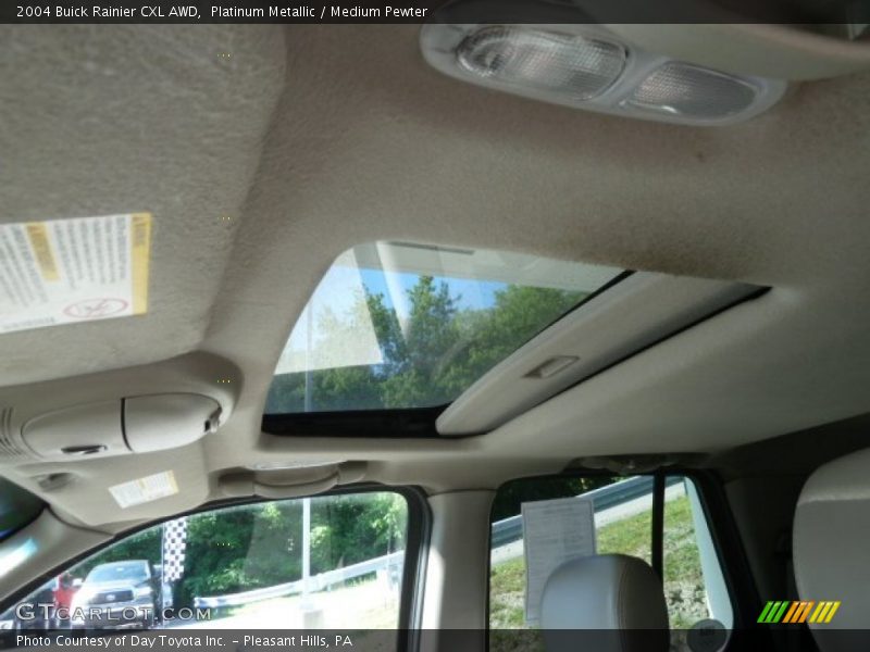 Platinum Metallic / Medium Pewter 2004 Buick Rainier CXL AWD
