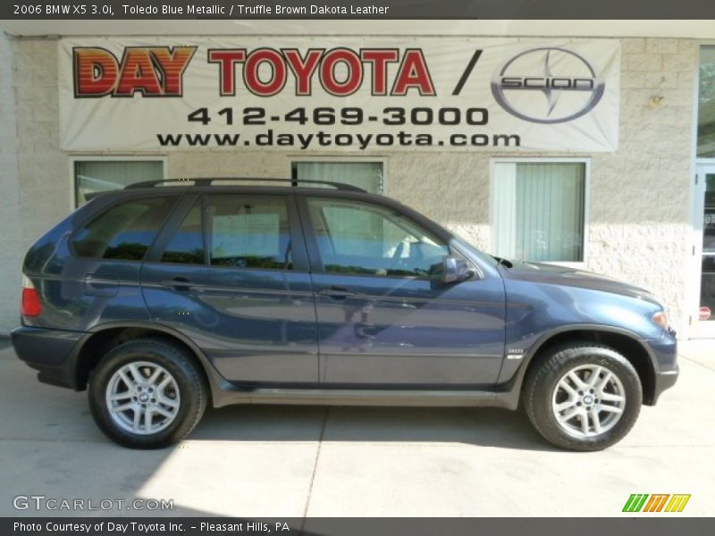 Toledo Blue Metallic / Truffle Brown Dakota Leather 2006 BMW X5 3.0i