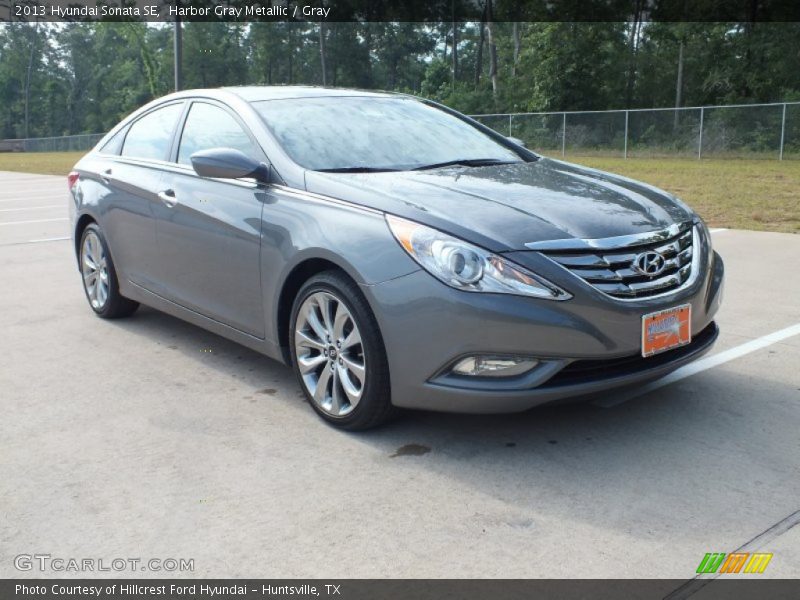 Harbor Gray Metallic / Gray 2013 Hyundai Sonata SE