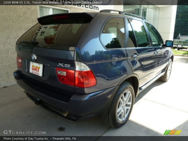Toledo Blue Metallic / Truffle Brown Dakota Leather 2006 BMW X5 3.0i
