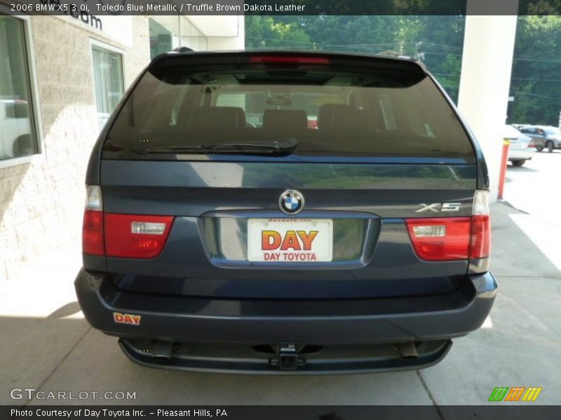 Toledo Blue Metallic / Truffle Brown Dakota Leather 2006 BMW X5 3.0i