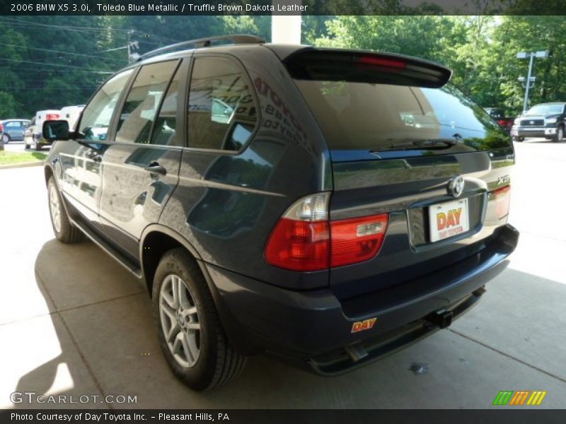 Toledo Blue Metallic / Truffle Brown Dakota Leather 2006 BMW X5 3.0i
