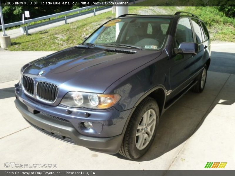 Toledo Blue Metallic / Truffle Brown Dakota Leather 2006 BMW X5 3.0i