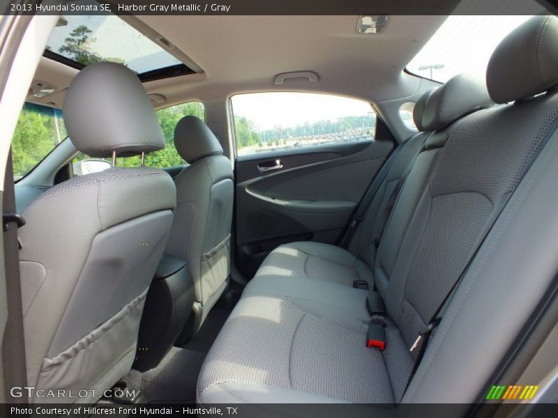 Harbor Gray Metallic / Gray 2013 Hyundai Sonata SE