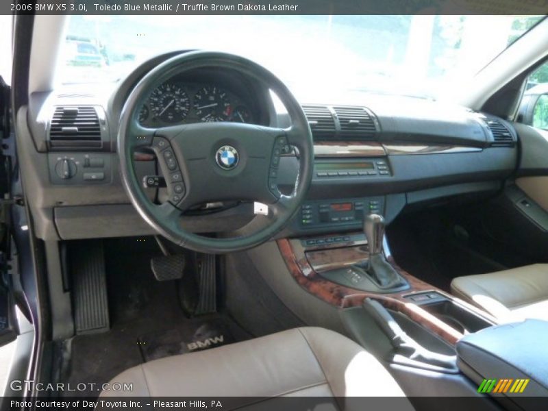 Toledo Blue Metallic / Truffle Brown Dakota Leather 2006 BMW X5 3.0i