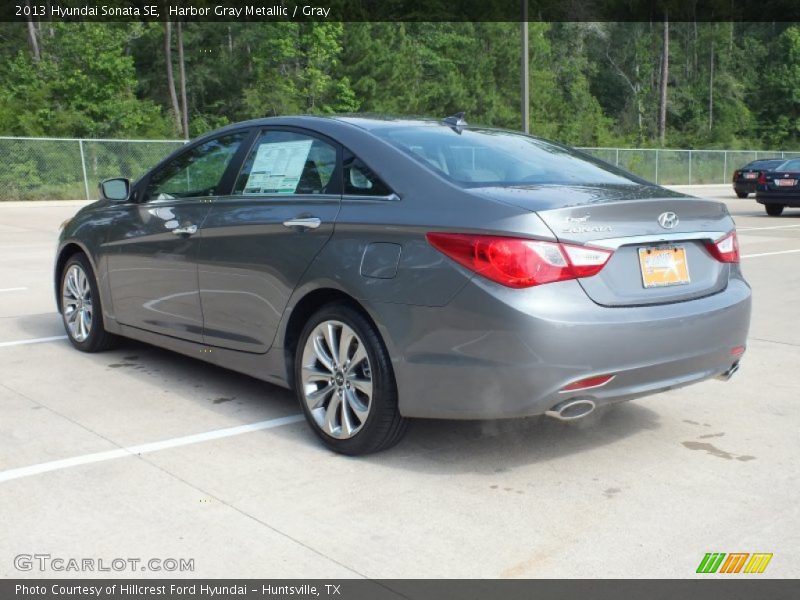 Harbor Gray Metallic / Gray 2013 Hyundai Sonata SE