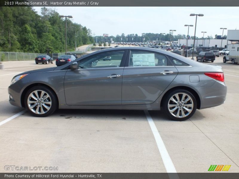 Harbor Gray Metallic / Gray 2013 Hyundai Sonata SE