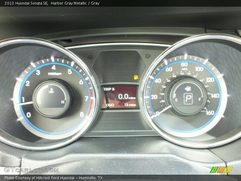 Harbor Gray Metallic / Gray 2013 Hyundai Sonata SE