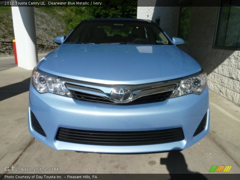 Clearwater Blue Metallic / Ivory 2012 Toyota Camry LE