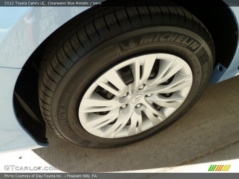 Clearwater Blue Metallic / Ivory 2012 Toyota Camry LE