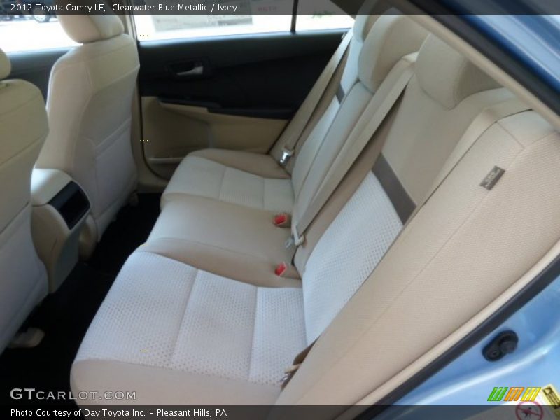 Clearwater Blue Metallic / Ivory 2012 Toyota Camry LE