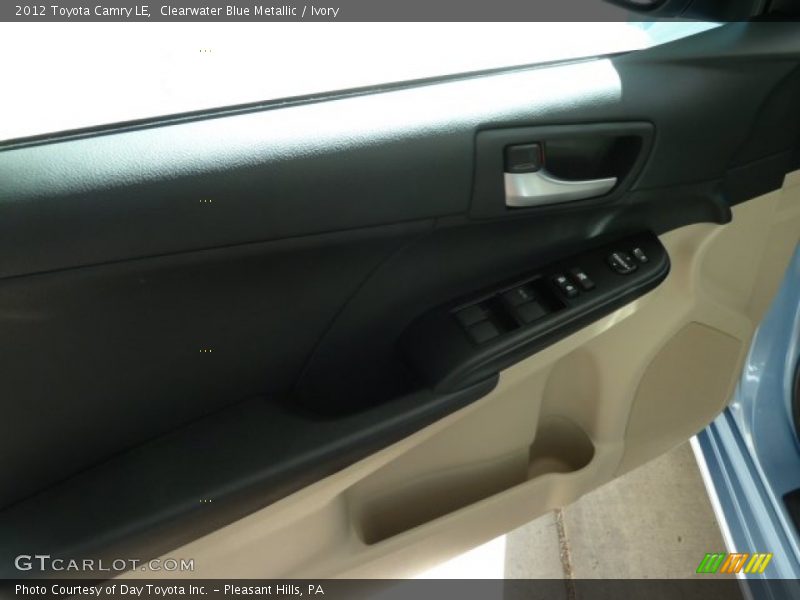 Clearwater Blue Metallic / Ivory 2012 Toyota Camry LE