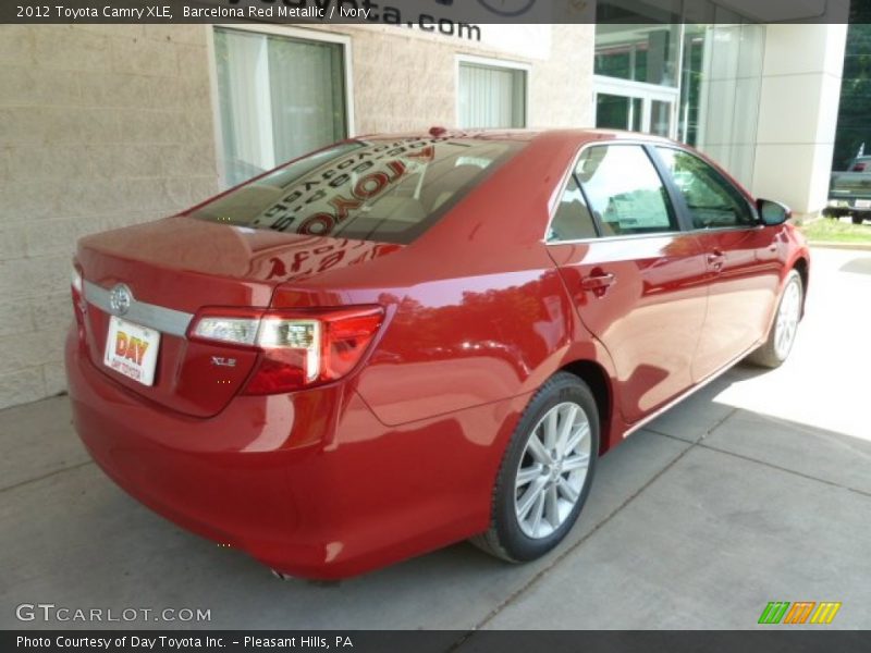 Barcelona Red Metallic / Ivory 2012 Toyota Camry XLE