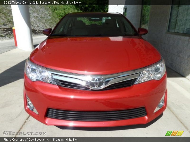 Barcelona Red Metallic / Ivory 2012 Toyota Camry XLE