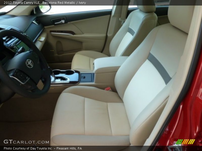 Barcelona Red Metallic / Ivory 2012 Toyota Camry XLE