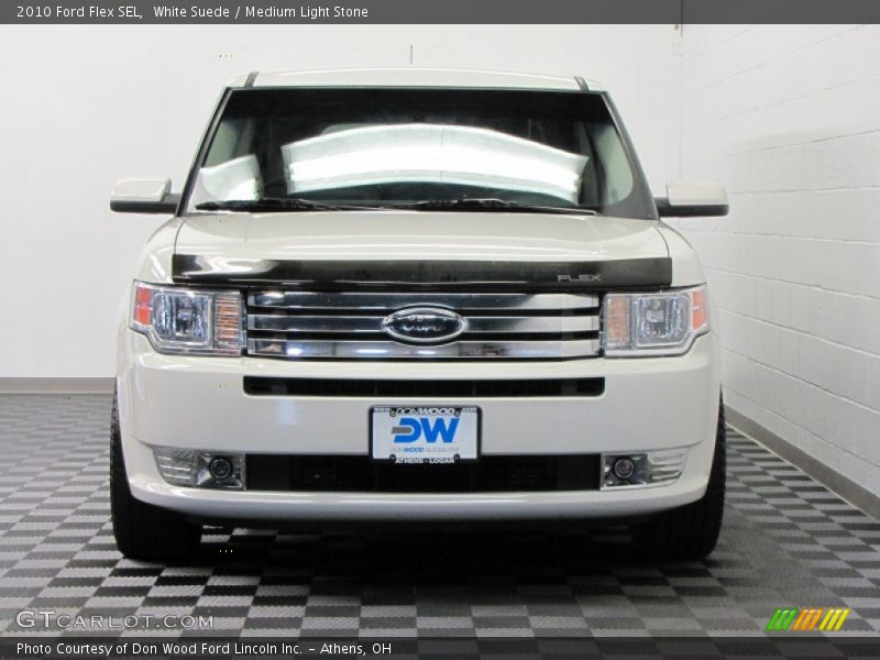 White Suede / Medium Light Stone 2010 Ford Flex SEL